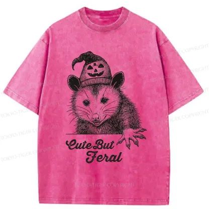 Tokyo-Tiger Halloween Possum Washed T-Shirt
