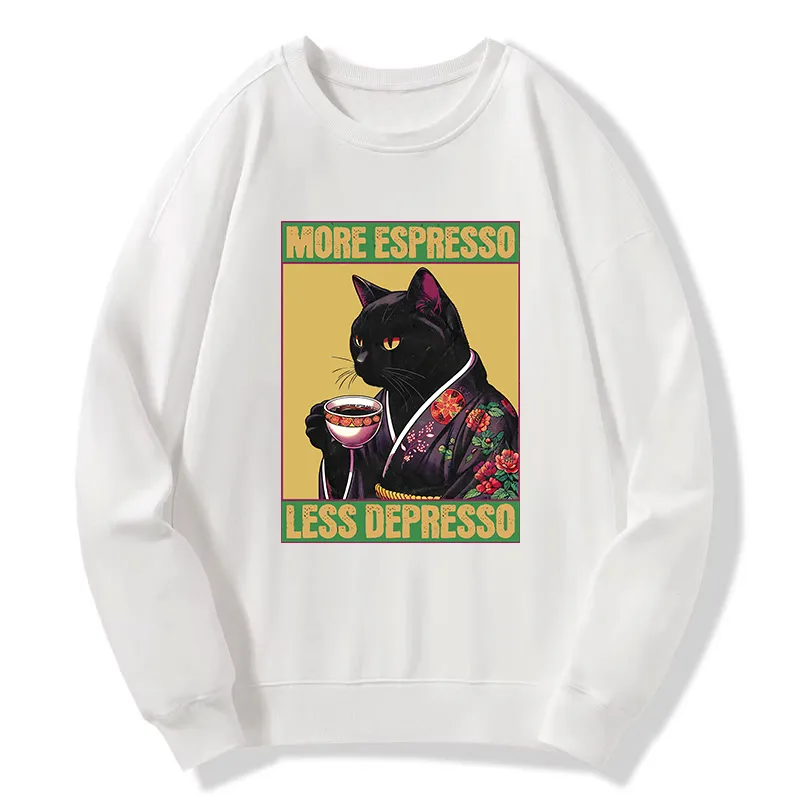 Tokyo-Tiger Up Caffeine Down Depression Classic Sweatshirt