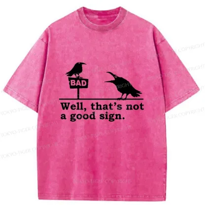 Tokyo-Tiger Bad Omen Washed T-Shirt