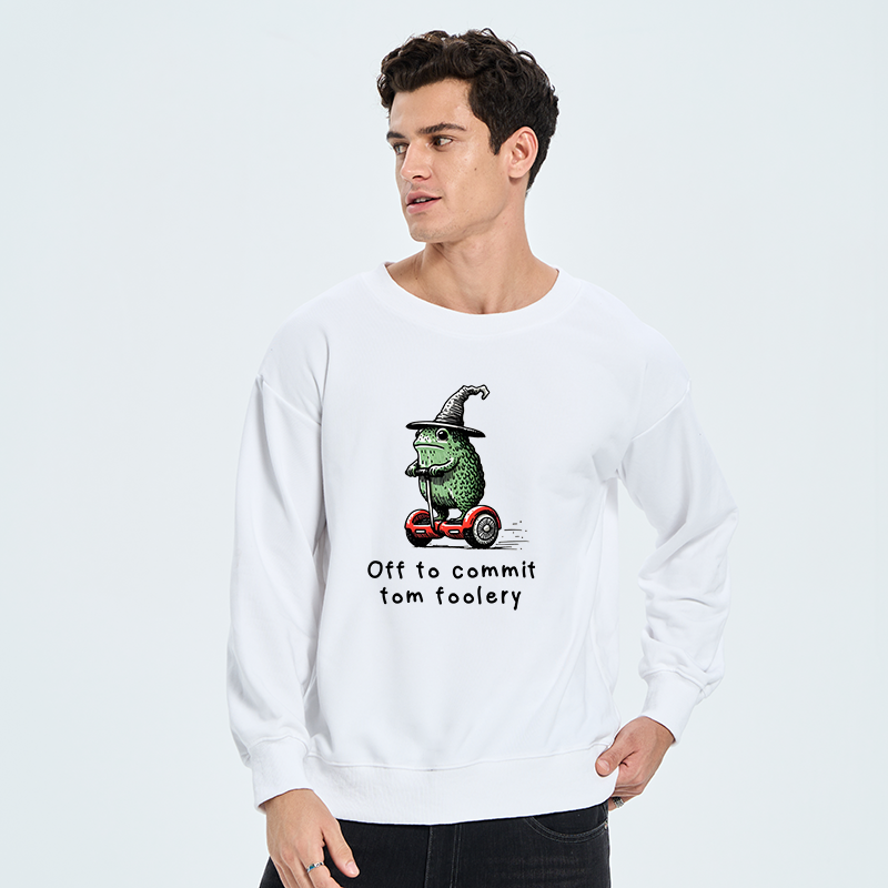 Tokyo-Tiger Frog Riding A Balance Scooter Classic Sweatshirt