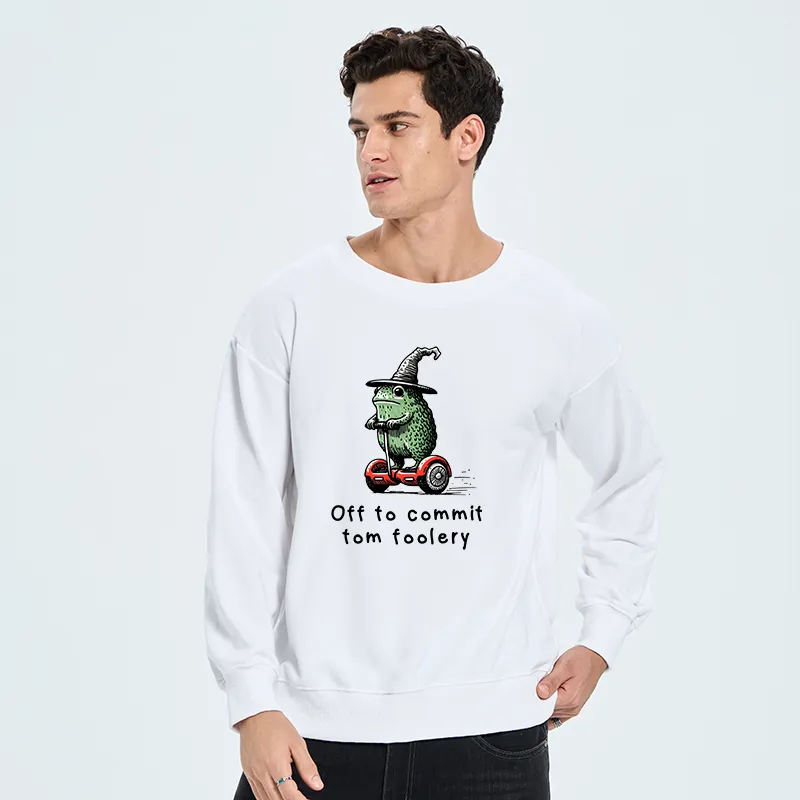 Tokyo-Tiger Frog Riding A Balance Scooter Classic Sweatshirt