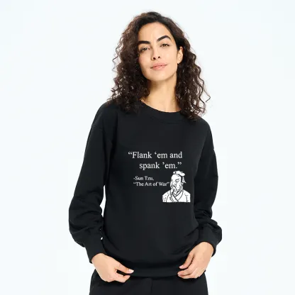 Tokyo-Tiger The Art Of War Funny Classic Sweatshirt