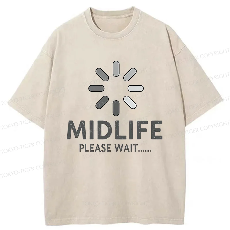 Tokyo-Tiger Menopause Funny Washed T-Shirt