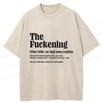 Tokyo-Tiger Funny And Ironic Washed T-Shirt