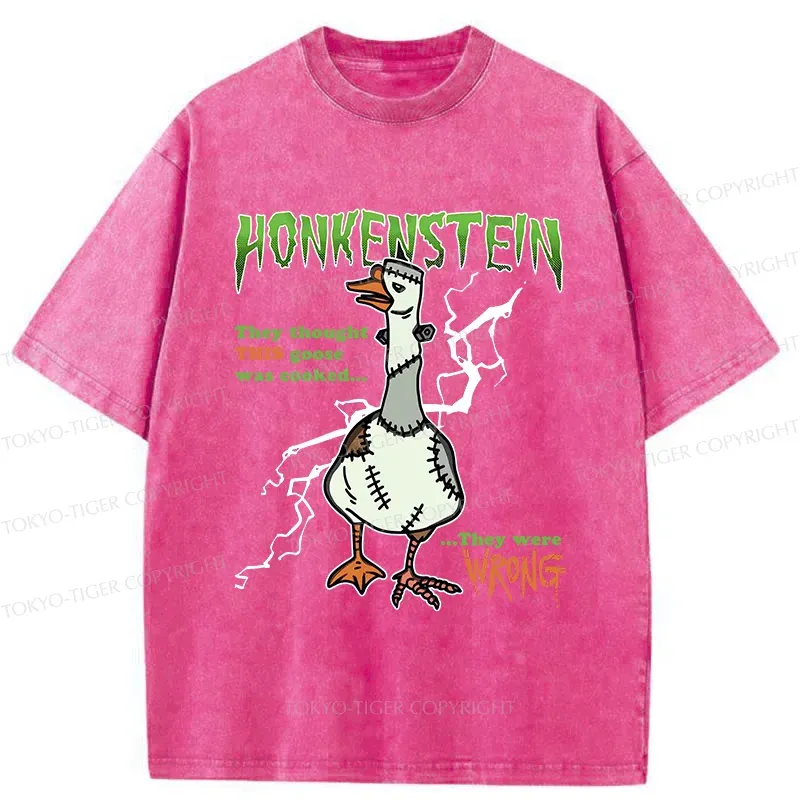 Tokyo-Tiger Halloween Goose Washed T-Shirt