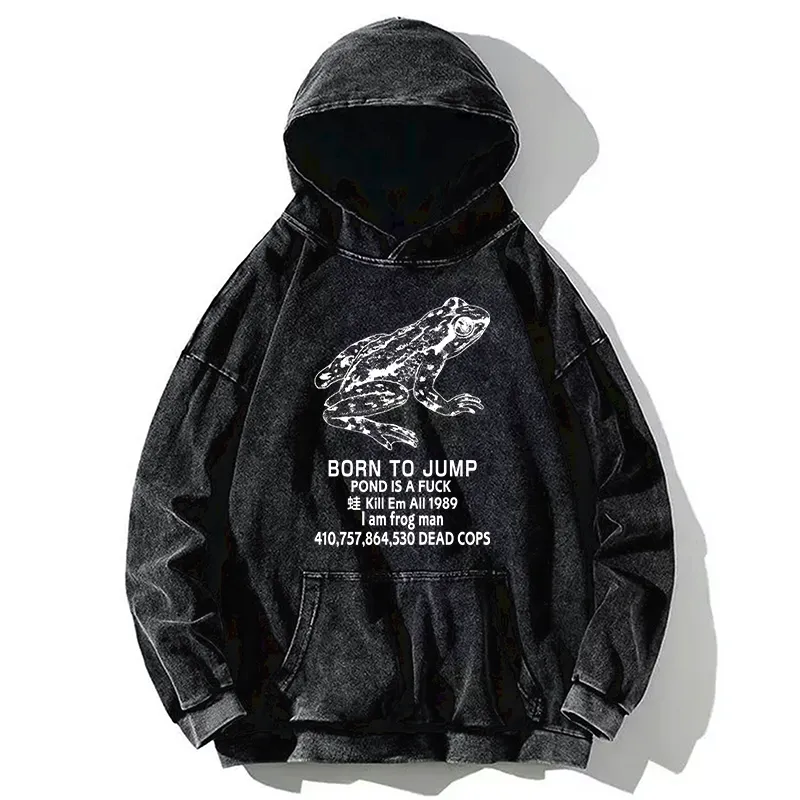 Tokyo-Tiger Born To Jump Washed Hoodie