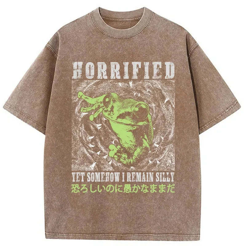 Tokyo-Tiger Silly Frog Japanese Washed T-Shirt Sale