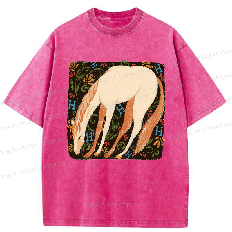 Tokyo-Tiger The Magical Horse Washed T-Shirt