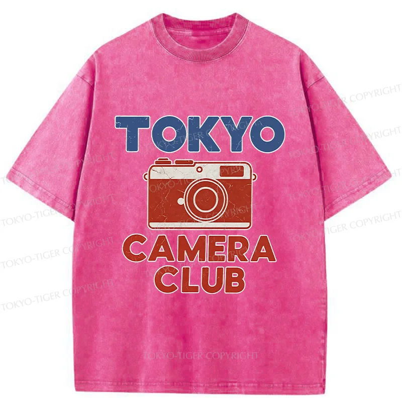 Tokyo-Tiger Tokyo Camera Washed T-Shirt