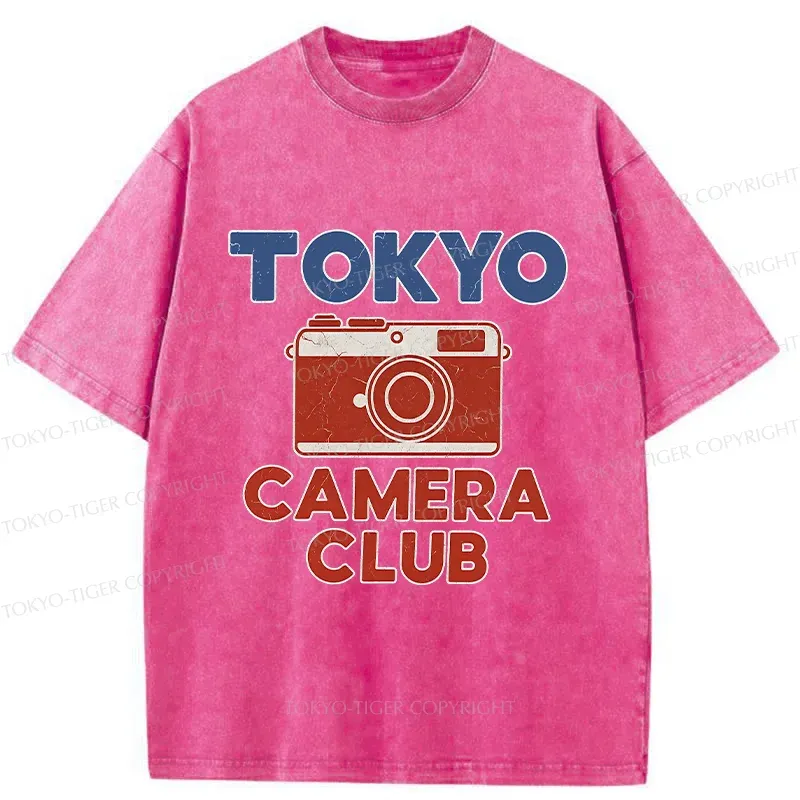 Tokyo-Tiger Tokyo Camera Washed T-Shirt