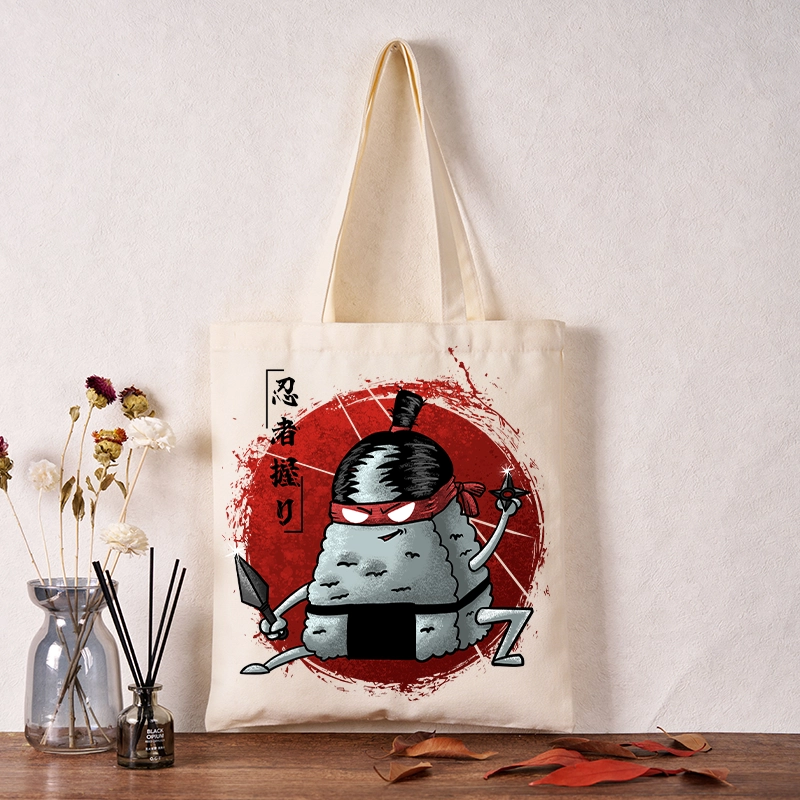 Tokyo-Tiger Rice Ball Ninja Tote Bag