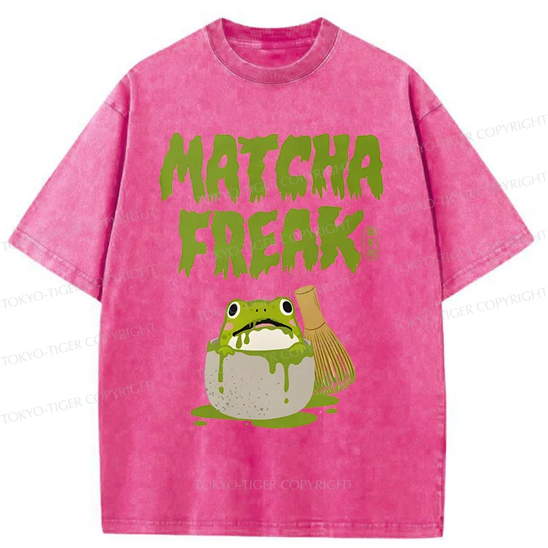 Tokyo-Tiger Matcha Frog Washed T-Shirt