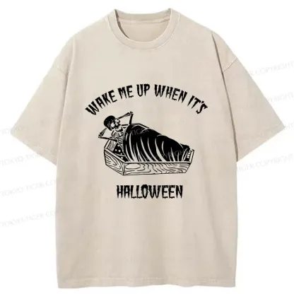 Tokyo-Tiger Wake Me Up Washed T-Shirt