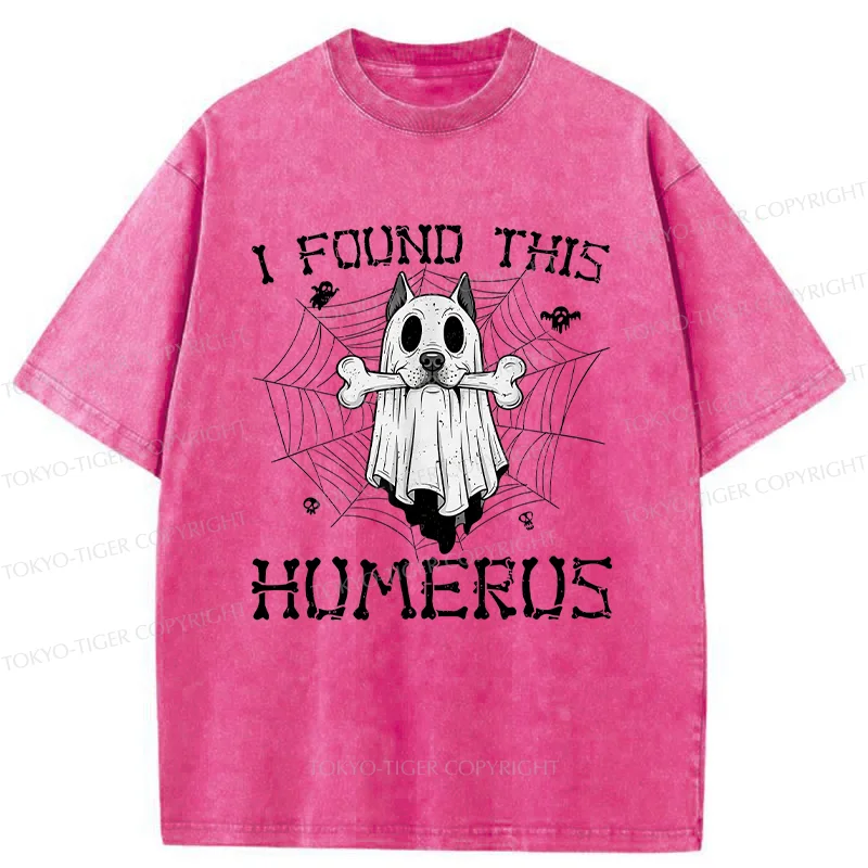 Tokyo-Tiger Halloween Ghost Dog Washed T-Shirt