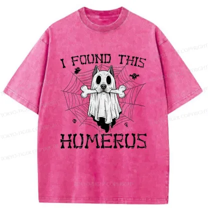 Tokyo-Tiger Halloween Ghost Dog Washed T-Shirt