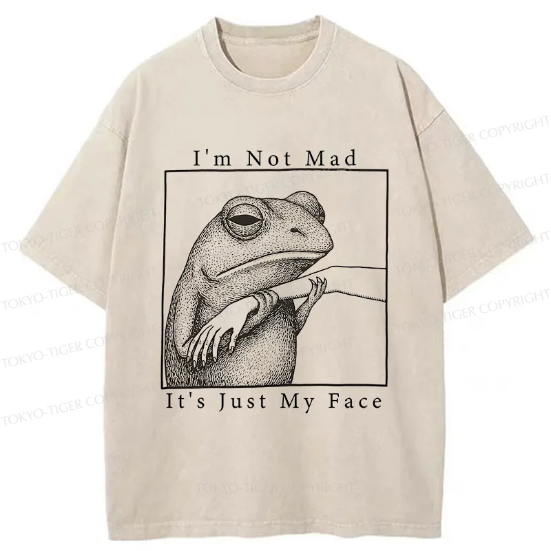 Tokyo-Tiger Expressionless Frog Washed T-Shirt
