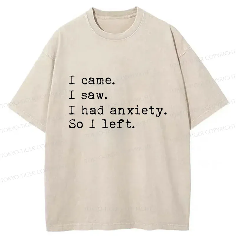Tokyo-Tiger I'm Anxious Washed T-Shirt