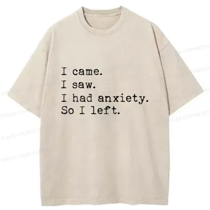 Tokyo-Tiger I'm Anxious Washed T-Shirt