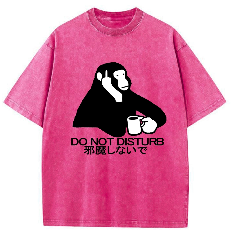 Tokyo-Tiger Do Not Disturb Washed T-Shirt