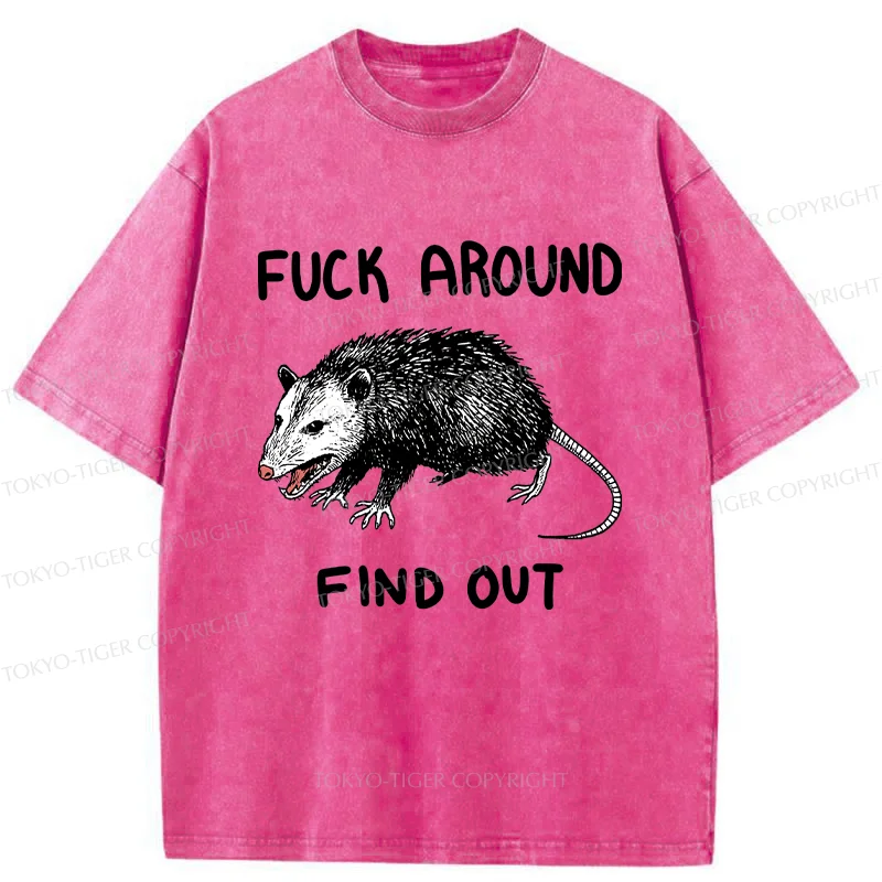 Tokyo-Tiger Vicious Possum Washed T-Shirt