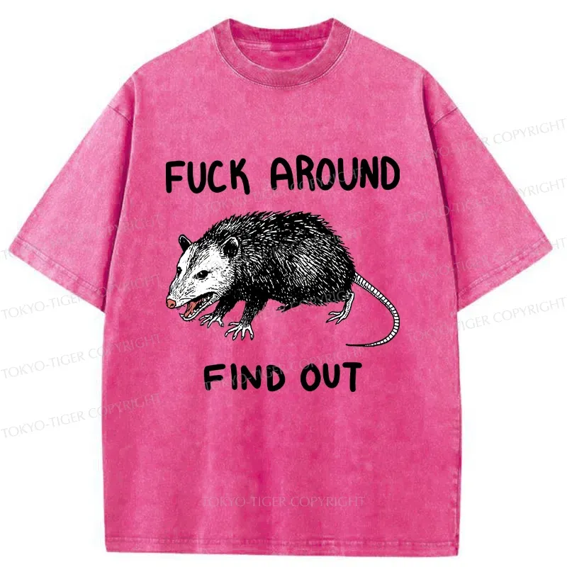 Tokyo-Tiger Vicious Possum Washed T-Shirt