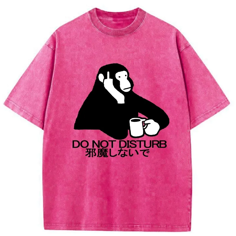 Tokyo-Tiger Do Not Disturb Washed T-Shirt