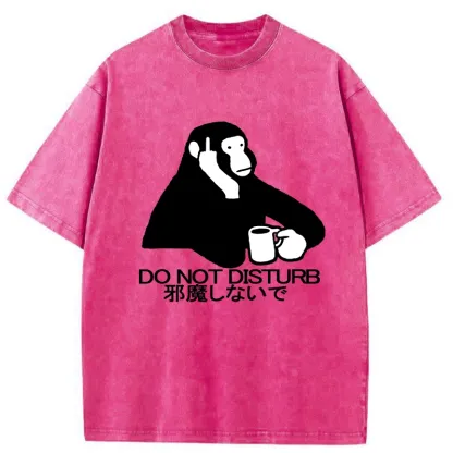 Tokyo-Tiger Do Not Disturb Washed T-Shirt