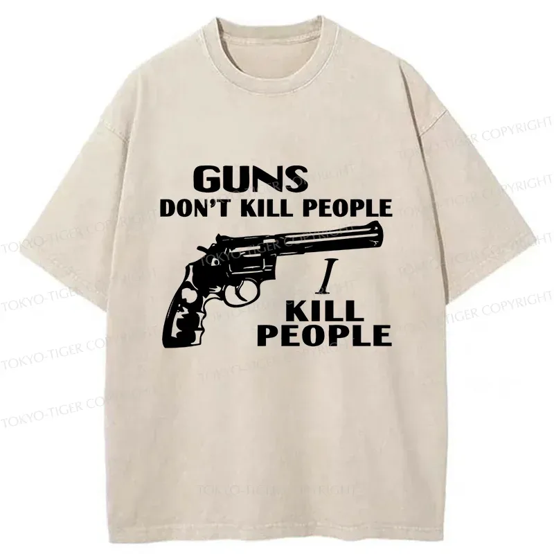 Tokyo-Tiger Weapons Are Not Original Sin Washed T-Shirt