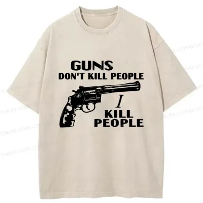 Tokyo-Tiger Weapons Are Not Original Sin Washed T-Shirt