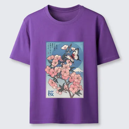 Tokyo-Tiger Ukiyoe Japanese Cherry blossoms Poster Classic T-Shirt