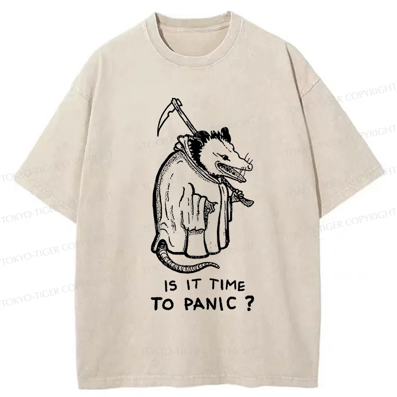 Tokyo-Tiger Possum Death Washed T-Shirt