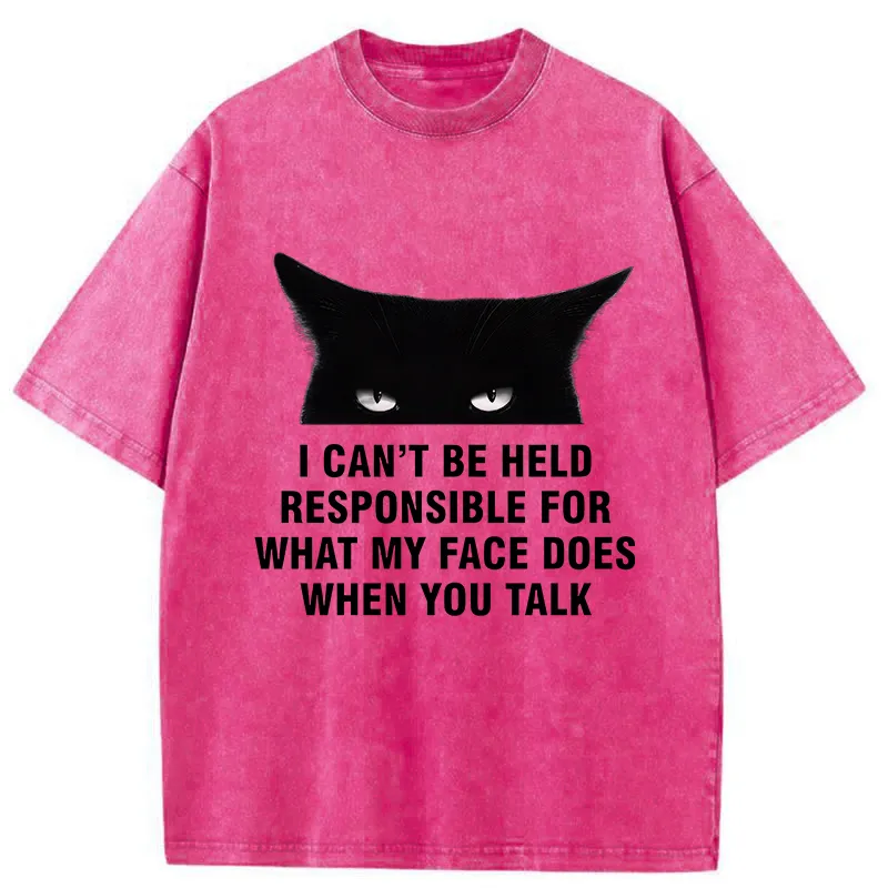 Tokyo-Tiger Funny Gestures Washed T-Shirt Sale