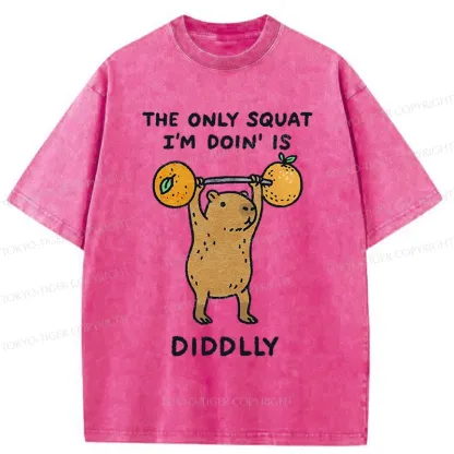 Tokyo-Tiger Diddly Capybara Washed T-Shirt