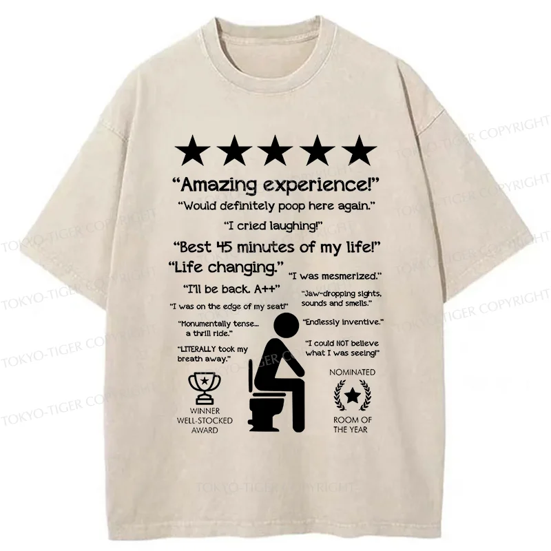 Tokyo-Tiger Shit Best Funny Washed T-Shirt