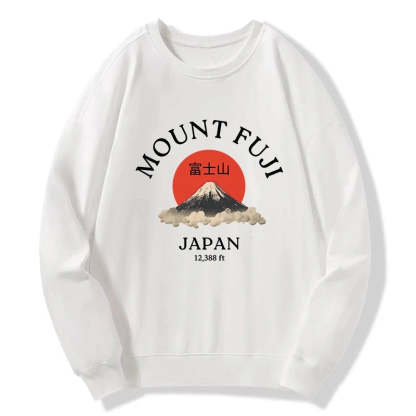 Tokyo-Tiger Japan Mount Fuji Sun Unisex Sweatshirt
