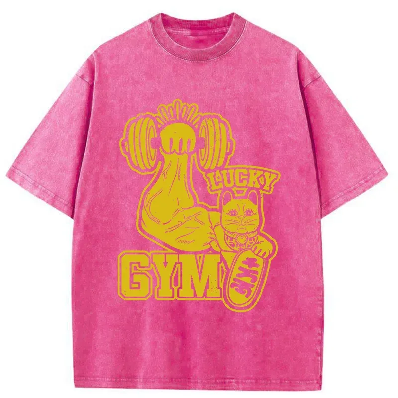 Tokyo-Tiger Strong Lucky Cat Washed T-Shirt