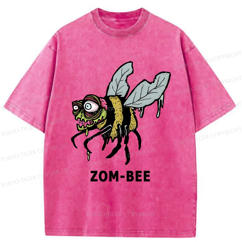 Tokyo-Tiger Halloween Zom-Bee Washed T-Shirt
