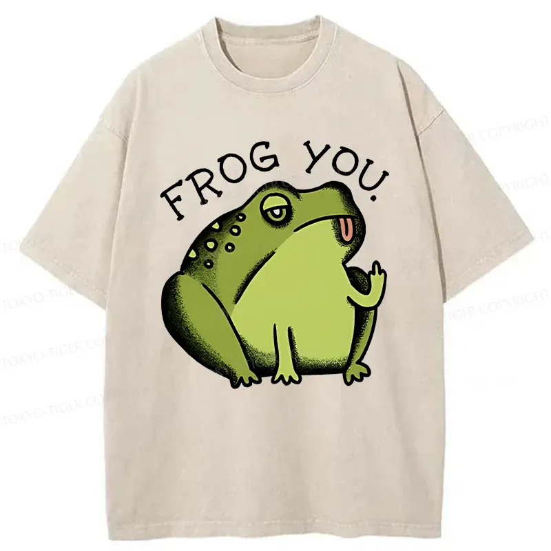 Tokyo-Tiger Frog Taunt You Washed T-Shirt
