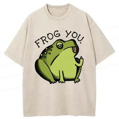 Tokyo-Tiger Frog Taunt You Washed T-Shirt