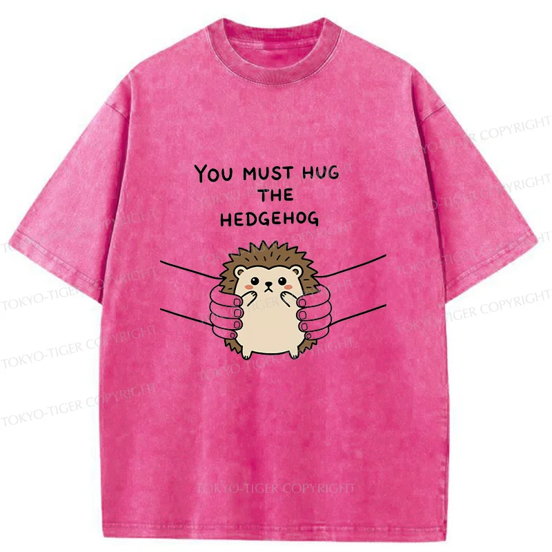 Tokyo-Tiger Accept Hedgehog Washed T-Shirt