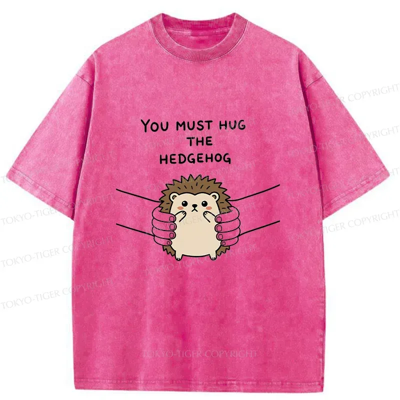 Tokyo-Tiger Accept Hedgehog Washed T-Shirt