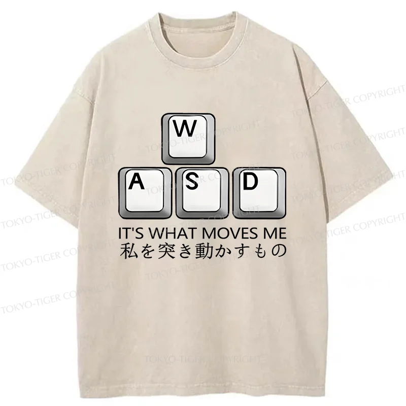 Tokyo-Tiger My Way Of Moving Washed T-Shirt