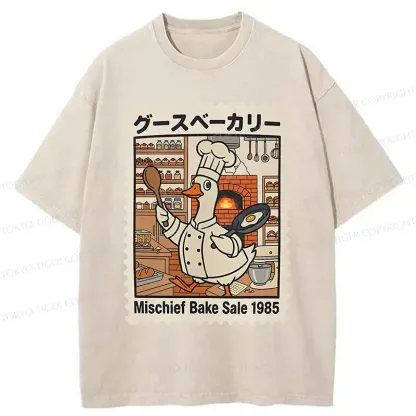 Tokyo-Tiger Stupid Goose Chef Washed T-Shirt