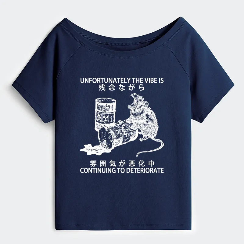 Tokyo-Tiger The Vibe Is Continuing To Deteriorate Off Shoulder T-Shirt