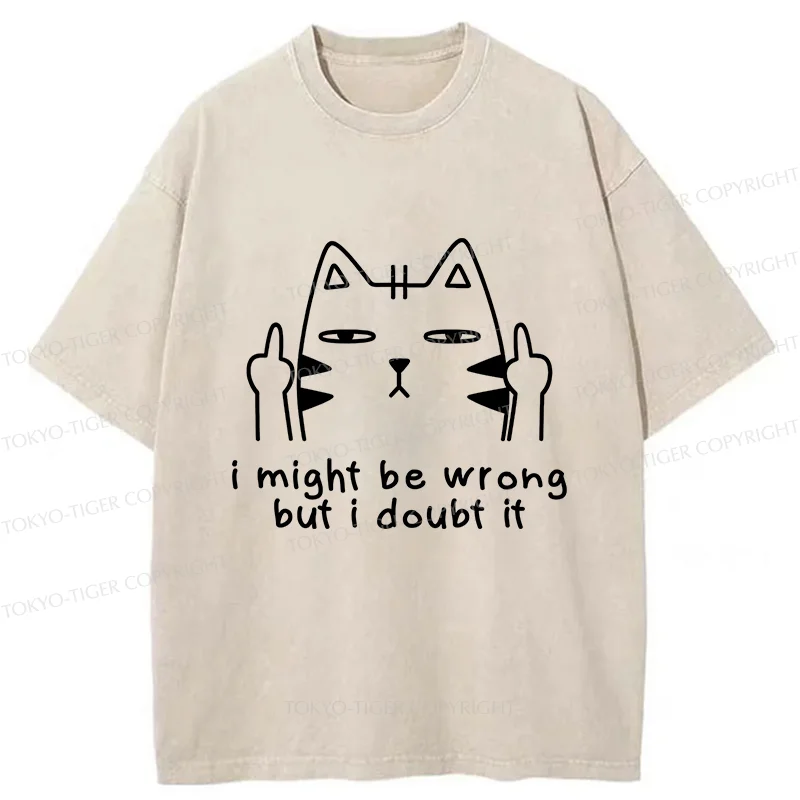 Tokyo-Tiger Cat Taunts You Washed T-Shirt