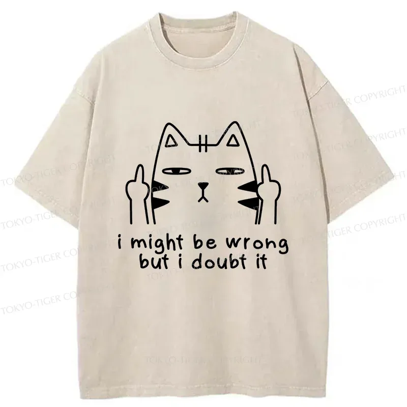 Tokyo-Tiger Cat Taunts You Washed T-Shirt