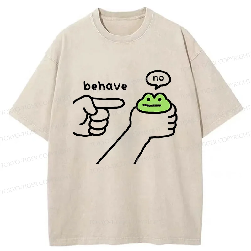 Tokyo-Tiger Dishonest Frog Washed T-Shirt