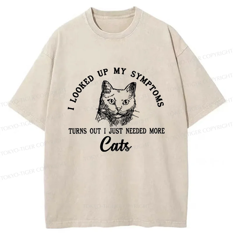 Tokyo-Tiger More Cats Meme Washed T-Shirt