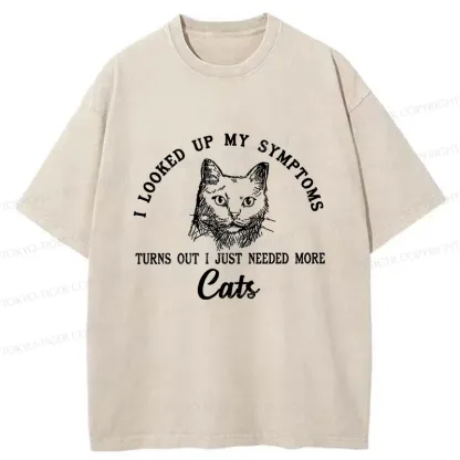 Tokyo-Tiger More Cats Meme Washed T-Shirt
