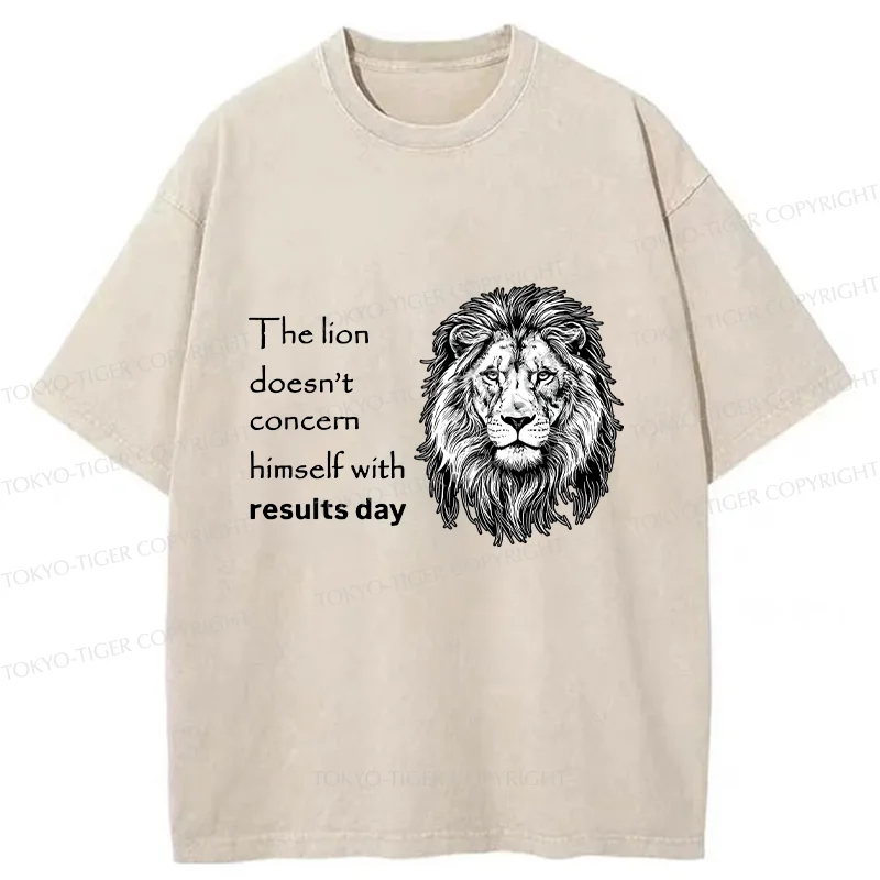Tokyo-Tiger Fearless Lion Washed T-Shirt